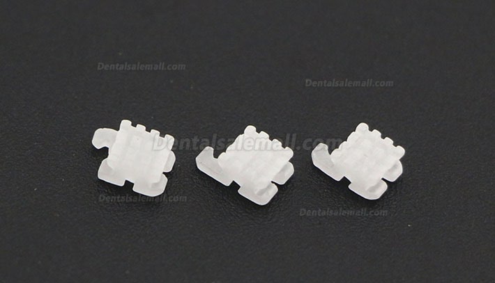 20Pcs/5Pack Dental Orthodontic Ceramic Bracket Braces MBT 022 345 Hooks